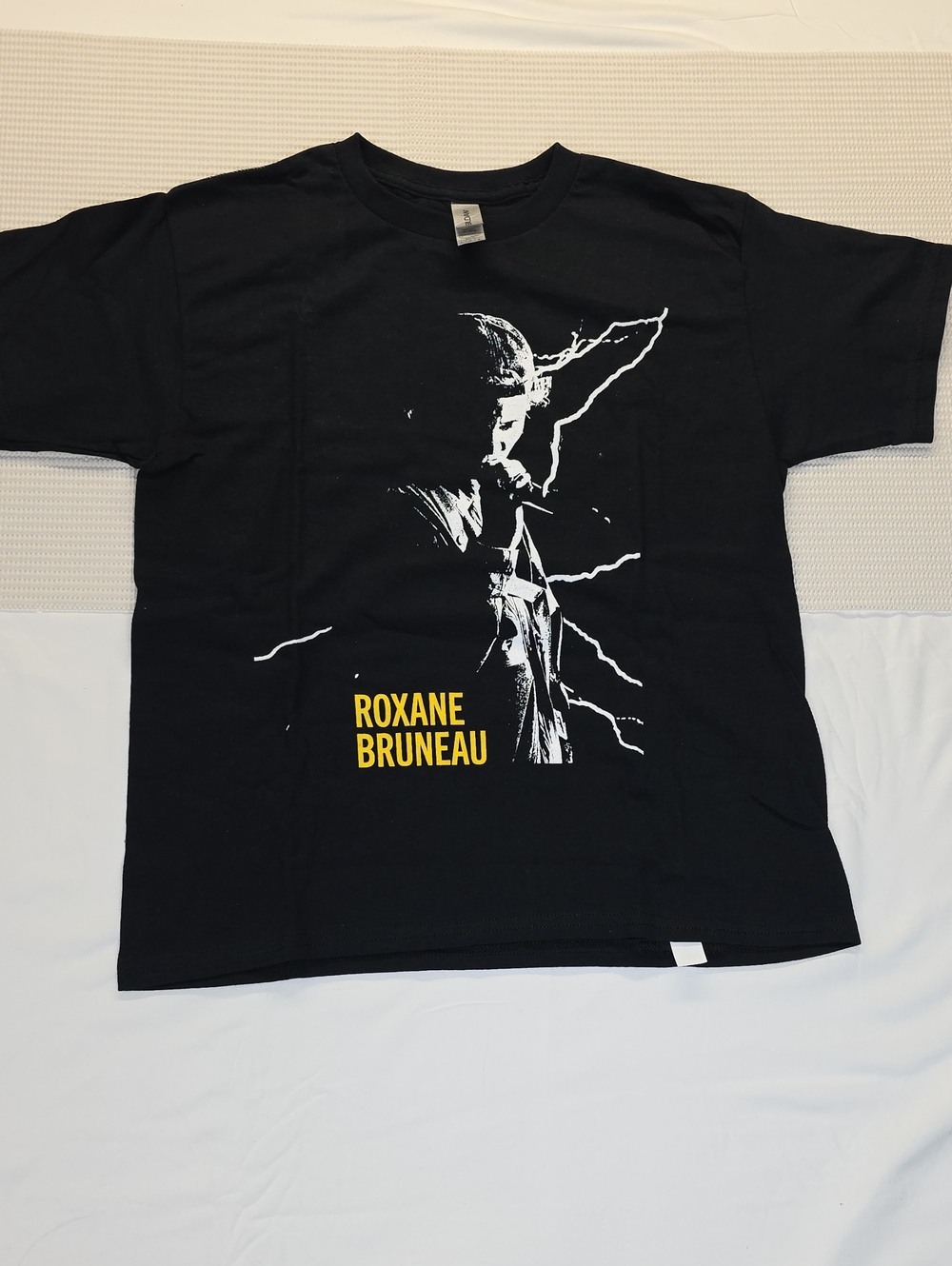 Roxane Bruneau Black Graphic Kids T-Shirt Large